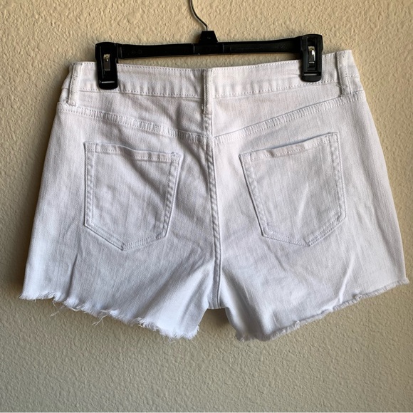 YMI Dream High Rise Button Fly Denim Shorts - Picture 6 of 16